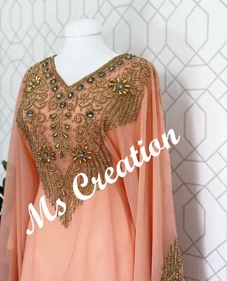 Ausverkauf Neu Marokkanisch Dubai Kaftane Farasha Abaya Kleid Sehr Kostüm Lange - Bild 1 von 4