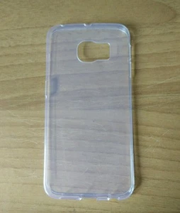 COVER CUSTODIA SILICONE MORBIDO SOTTILE SAMSUNG GALAXY S6 EDGE TRASPARENTE - Foto 1 di 1