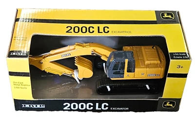 Excavadora de orugas Ertl John Deere 200C LC 1/50 fundida a presión nueva en caja Foto 1 de 4