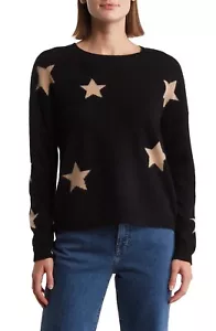 Neu mit Etikett $ 285 Magaschoni Sterndruck 100 % Kaschmir Pullover Pullover Gr. M - Bild 1 von 5