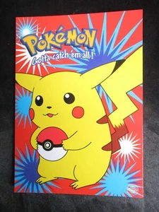 CARTOLINA PIKACHU POKEMON NINTENDO VINTAGE 1999 GADGET POSTCARD EDITION RARE !! - Picture 1 of 6