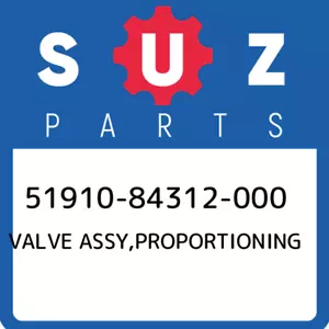 51910-84312-000 Suzuki Valve assy,proportioning 5191084312000, New Genuine OEM P - Bild 1 von 1