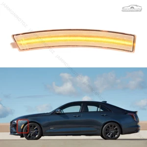 FOR CADILLAC CT4 2020-up Front Amber LED Side Marker Light Lamp Clear Lens - Picture 1 of 4