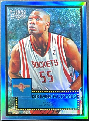 Dikembe Mutombo 2005-06 Topps 1952 Style #71 Chrome Blue Refractor /149 HOF - Image 1 of 2
