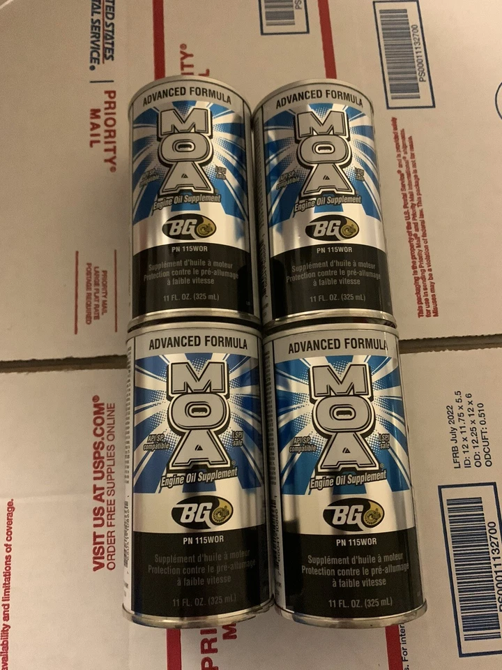 BG MOA Advance Formula Engine Oil Supplement 11oz. Can PN 115 4 PACK - Image 1 of 1