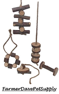 Bio APFEL KAUSPIELZEUG KOMBIPACKUNG - Kaninchen, Meerschweinchen, Chinchilla - Bild 1 von 1