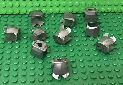 Lego 10 Piezas Plano Plata Castillo Mini Figuras Armadura Pecho/Cofre Foto 1 de 2