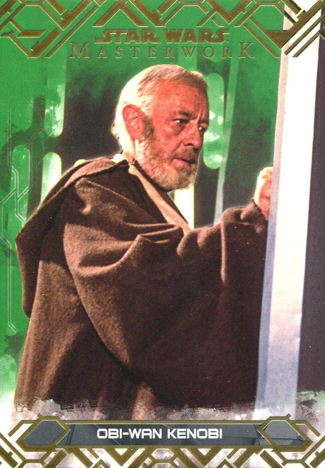 Star Wars Masterwork 2017 Green Base Card #43 Obi-Wan Kenobi - Image 1 of 1