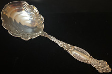 Large Sterling Silver Casserole Spoon-Frontenac-International Silver-Mono “ G"
