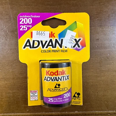 4 New Kodak Advantix Advanced APS 200 25 Exposure Color Print Film Expired 2003 - Image 1 of 3