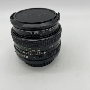 Vtg Canon FD 50mm f/1.8 Prime Lens Excellent Condition Clean Glass w/Case & Caps - Picture 1 of 4