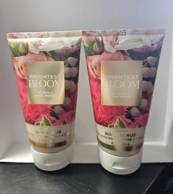 2 Bath & Body Works BRIGHTEST BLOOM Exfoliating Glow Body Scrub NEW - Image 1 of 3