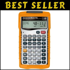 Professional Construction Math Calculator - Feet-Inch-Fraction Conversion Tool - Picture 1 of 11