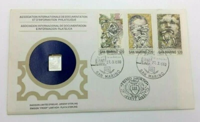 Busta Primo Giorno Circolazione San Marino Lingotto Argento Ed. Limitata - Immagine 1 di 3