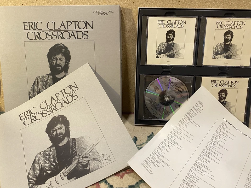 Eric Clapton Crossroads 4CD EURO ORIG BOX SET with BOOK rare unreleased tracks Foto 1 de 1