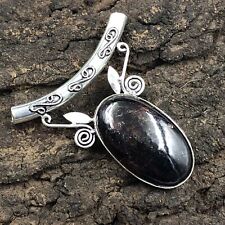 Gift For Women Jewelry Natural Pendant Sterling Silver Lepidolite Stone 2.21"