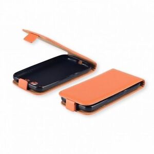 ^ FLEXI Handy Tasche Hülle Cover Orange r Schutzhülle FÜR Samsung Galaxy J1 J100