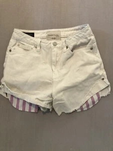 Girls Classic White Jean Shorts - EUC Habitual Girls - Picture 1 of 1