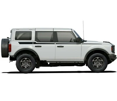 Adesivo de borda alta linha lança listrado decalque para Ford Bronco Design barra alargamento 2022 - Imagem 1 de 4