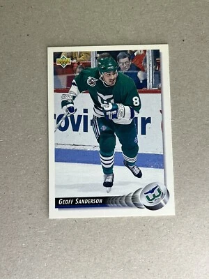 1992-93 Upper Deck Whalers #293 Geoff Sanderson - Image 1 of 2