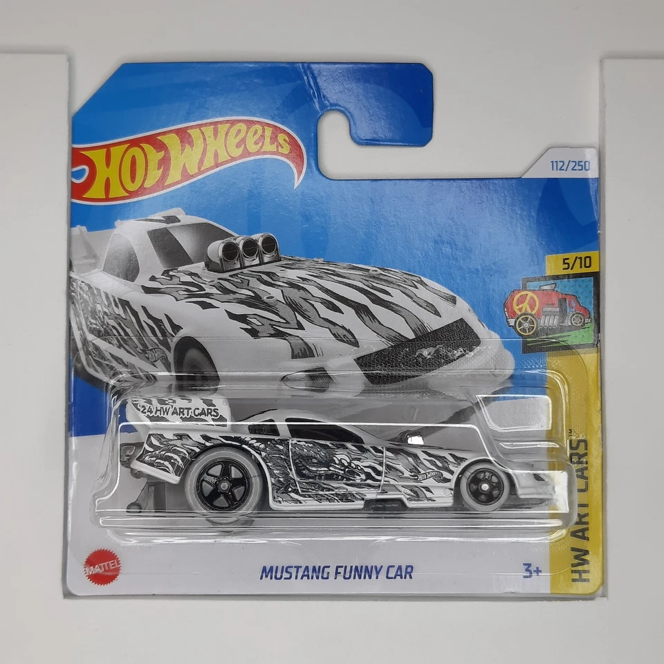 Hot Wheels Mattel 2024 Mustang Funny Car (col 2) 112/250 HW Art Cars 5/10 - Immagine 1 di 1