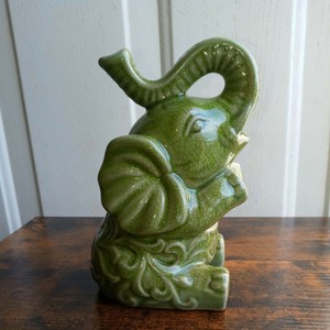 Ceramic elephant figurine