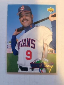 Cubierta superior 1993 en cubierta con Carlos Baerga - Indios casi nuevo - Imagen 1 de 1