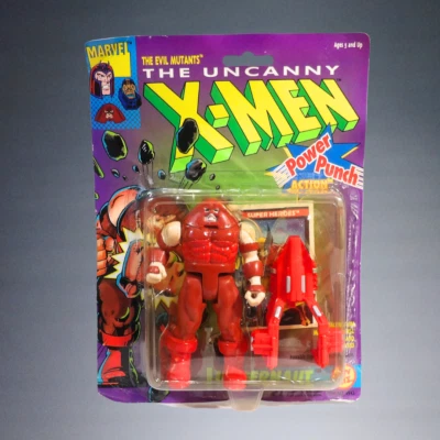 1991 VINTAGE TOYBIZ MARVEL EVIL MUTANTS UNCANNY XMEN JUGGERNAUT WITH POWER PUNCH - Image 1 of 4