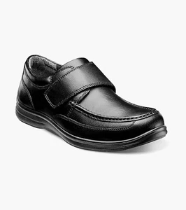 MENS  NUNN BUSH COMFORT GEL MATTHEW  MOC TOE MONK STRAP SHOES 9XW - Picture 1 of 8