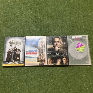 4 Movie Combo - The Addams Family, Mr.Beans Holiday, Wall Street, Need for Speed - Picture 1 of 9