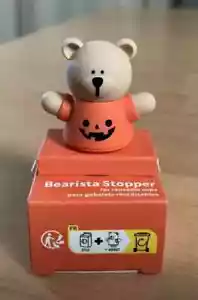 NEW IN BOX STARBUCKS HALLOWEEN 2024 BEARISTA STOPPER FOR REUSABLE CUP - Picture 1 of 1