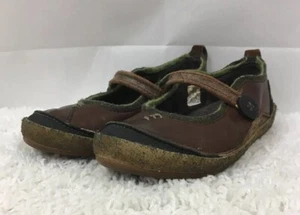 Merrell Paris Saddle Mary Jane Brown Leather Shoes Button Women's US Size: 8 - Picture 1 of 12