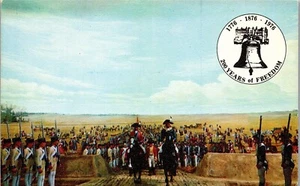 Vintage Postcard 200 Years of Freedom 1776- 1976 Yorktown Virginia Surrender - Picture 1 of 3