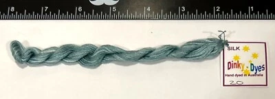 Dinky Dyes #20 Gum Leaves 100% Silk Embroidery Thread 8 Mtrs Cross Stitch - Image 1 of 2