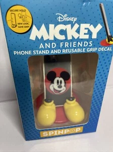 NEW Spin Pop Disney Mickey and Friends Phone Stand and Reusable Grip Decal - Picture 1 of 7