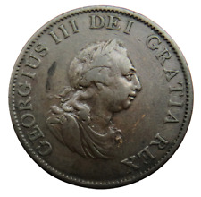 1799 King George III Halfpenny Coin