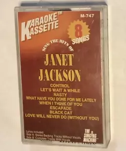 Janet Jackson Karaoke Cassette Backing Tracks Kassette No Vocals '93 Drag Show - Picture 1 of 6