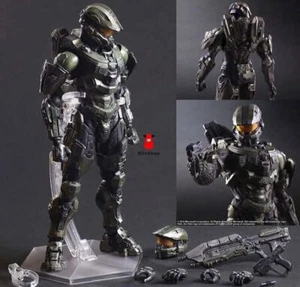 Play Arts Kai Movie HALO 5 MASTER CHIEF Action Figures Accessories Toy Boxed New - Picture 1 of 13