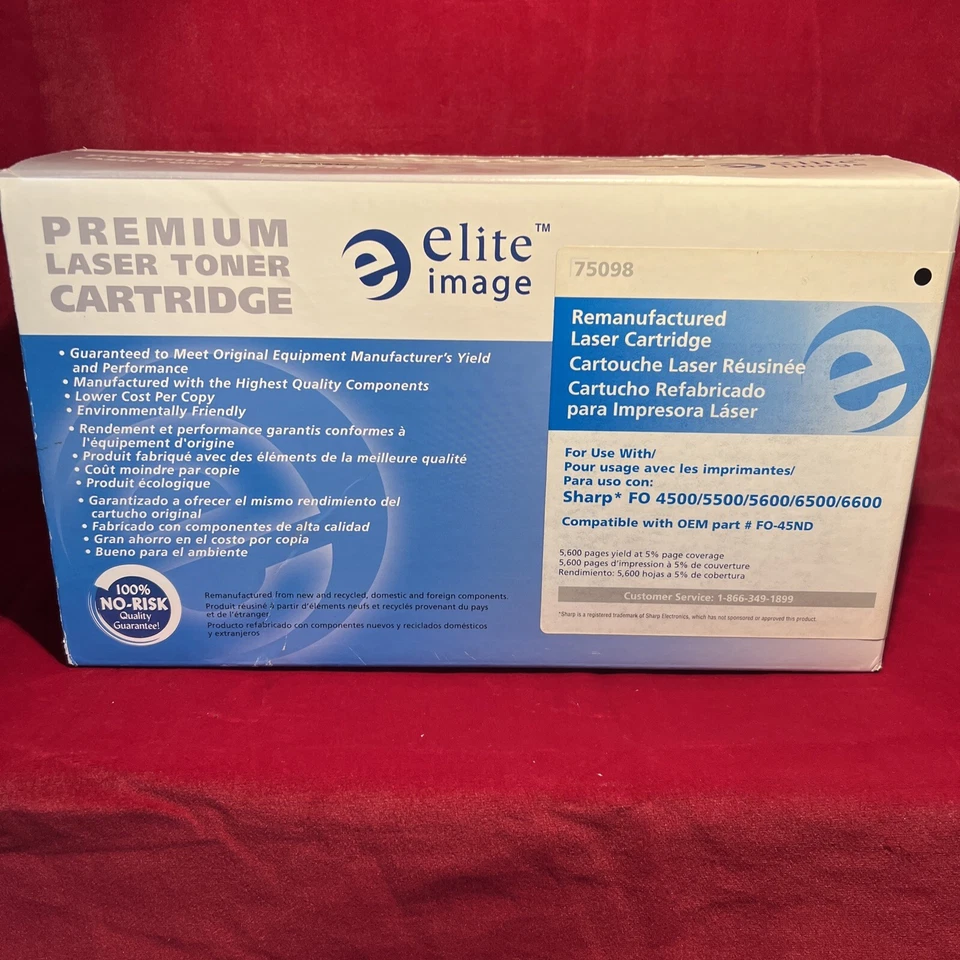 Elite Image Laser Toner Cartridge 75098 for Sharp - FO-45ND (O) - Image 1 of 1