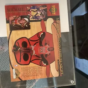 Michael Jordan Tribute Night 1994 Upper Deck 5x7" Card 17658/18,000 - Picture 1 of 6
