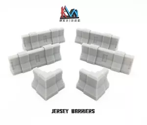 3D Printed - Jersey Barriers - Scatter Terrain - Picture 1 of 3