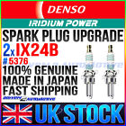 2X Denso Ix24b #5376 Iridium Power Spark Plugs Kawasaki Zg1200