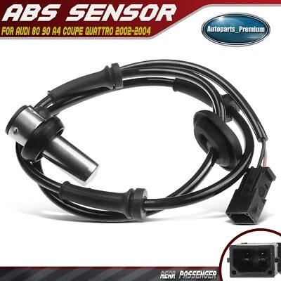 Sensor de velocidad de rueda ABS para Audi 80 90 A4 Coupe Quattro trasero izquierdo o derecho Foto 1 de 4