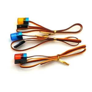 Luz LED brillante flash de 13 mm x 18 mm de 1/2 pieza para coche de radiocontrol de 1/10 - Imagen 1 de 14