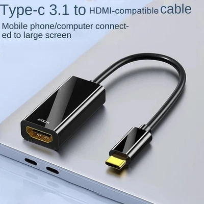 Cavo da USB Tipo C a Femmina HDMI HDTV 4K Adattatore Access ✌ - Immagine 1 di 4