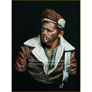 B-17 Bomber Crewbuste Figurina B-17 Bomber Crew 1/10 Young Miniatures Ym1862 - Foto 1 di 6