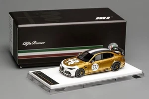 MOTORHELIX MH64009OG 1/64 Alfa Romeo Giulia GTAm Ocra GT Gold Model Car - Picture 1 of 8