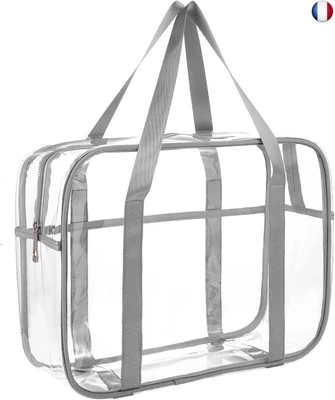 Trousse de Toilette Transparente - Sac de Transport en PVC - Organiseur de - Photo 1/4