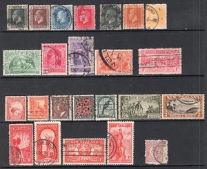 Neuseeland 1915-1936 Gruppe von 24 Briefmarken sehr schön gebraucht meist besser CV$ 160 - Bild 1 von 1