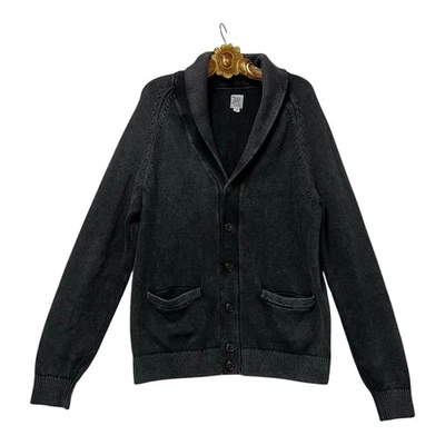 Suéter cárdigan chal de algodón gris lavado Gap mediano para hombre Foto 1 de 4